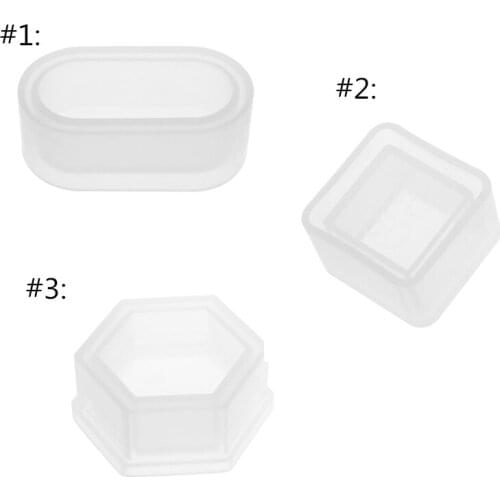 Cube Flower Pot DIY Silicone Molds Garden Planter Cement Concrete Vase Soap Moulds Handmade 3D Silicone Mold