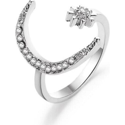 Lusion Rings With Cubic Zirkonia For Women