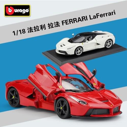 Bburago 1:18 FERRARI LaFerrari Alloy Model Car Static Metal Model Vehicles