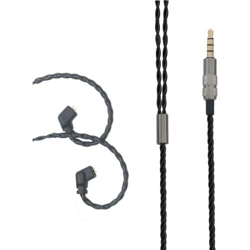 New earphone cable For IPHONE / MP3 / MP4 / ipad / audio cable line wrie For TRN IM2 ST1AS16 AS12 CCA QDC KZ replacement cable