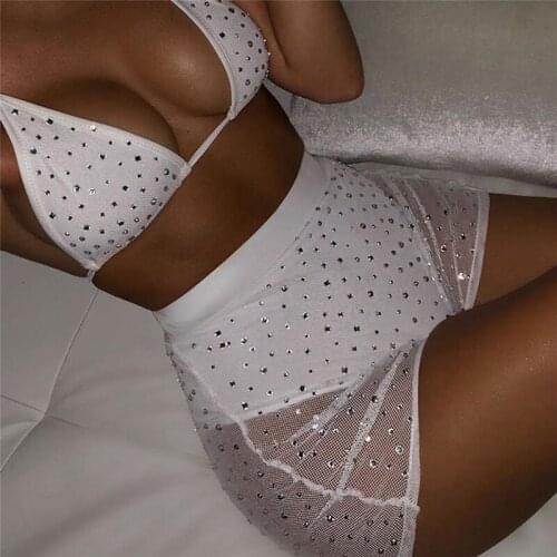 Translucent Bandage Lace Cross Belt Hollow Bra 2021 Sexy Lingerie Bra Set Intimates Ladies Underwear Set Lace Bra And Panty Set