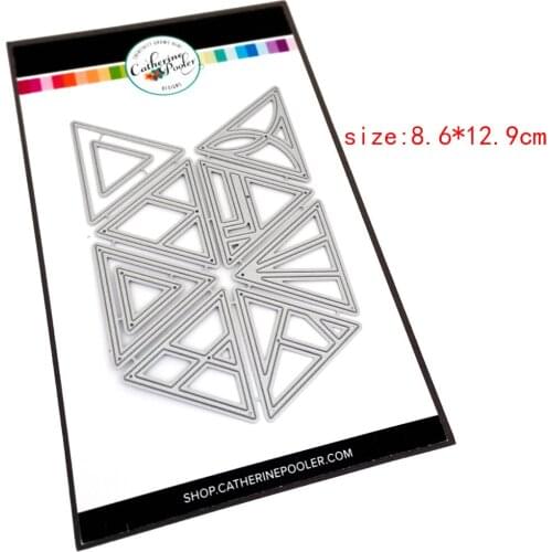 Sirius Triangular embossing Metal cutting dies cut die mold card Scrapbook paper craft knife mould blade punch stencils new die