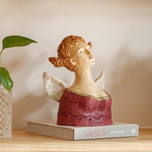 Nordic Resin Venus City Angel Girl Figurines Character Abstract Sculpture Crafts Home Decoration Accessories Creative Gifts