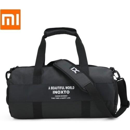 Xiaomi man woman Dry and wet separation Travel bag Hand luggage Large capacity fashion sports Gym bag crossbody fitness package