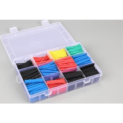 560pcs Multi-color Heat Shrink Tube Cable Casing Wire And Cable Insulation Sleeve 2:1 Heat Shrink Tube Device
