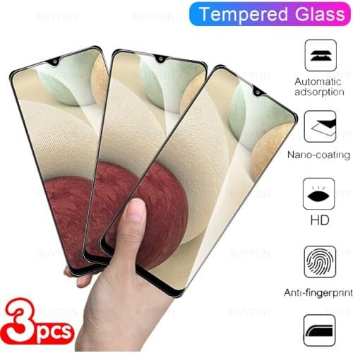 Screen protector For Samsung Galaxy A12 3pcs front protective film For samung samsun galaxy a12 a 12 full cover tempered glass