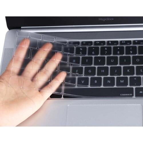 For Huawei MateBook 13/MateBook 13 AMD 2020 Protective Film Transparent Silicone Case