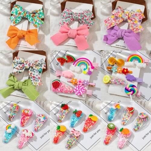 2021 New Fashion Sweet Animal Fruit Hairpin Hair Accessories for Women Girls Korean Hair Clips & Pins kawaii Barrettes Headband