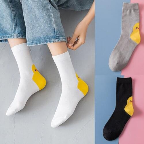 Women Short Cute socks Women Fashion Style Comfort Warm Cotton High Quality Middle Tube Socks Cartoon Socks For Girls calcetines