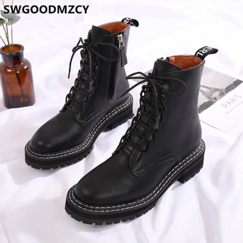 Ankle Boots For Women Leather Boots Women Chelsea Boots Women Shoes Fashion Chaussures Femmes Automne Hiver Botines Mujer 2020