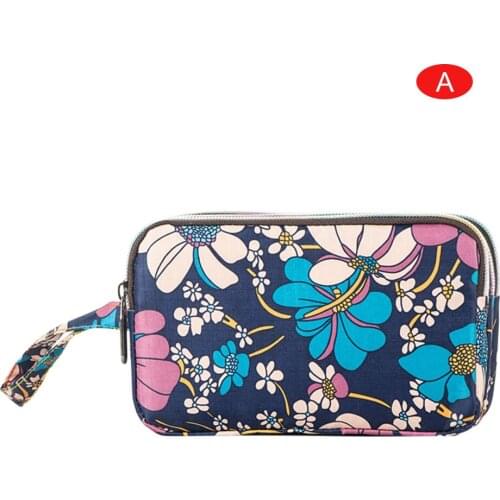 Ladies Cute 3 Layer Portable Wallet Bag Purse Zipper Handbag Phone Bag Credit Wallet Card Holder New