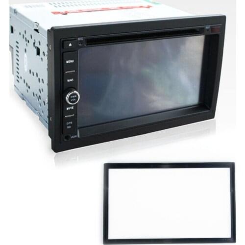 1*Car Audio Frame 2Din Stereo Audio Dash Bezel Panel Mounting Frame For Car Radio DVD Player Installation Fitting Trim Kit