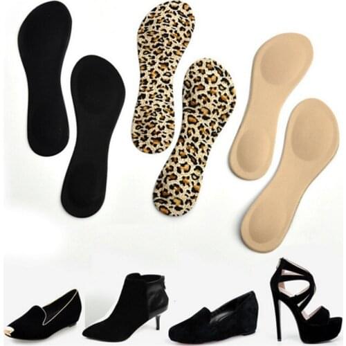1 Pair Women High Heels Sponge 3D 4D Shoe Insoles Cushions Pads DIY Cutting Sport Arch Support Orthotic Feet Care Massage hot