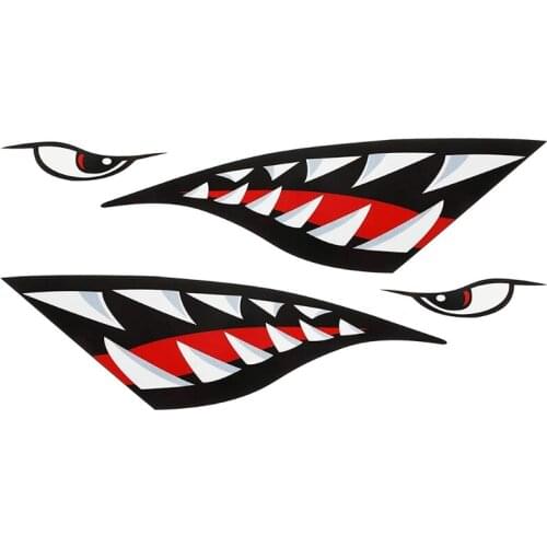 Kayak Shark Sticker Waterproof Stickers Decal Canoe Dinghy Marine Boat Car Automobiles Body DIY Stickers
