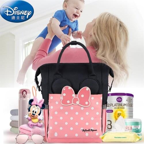 Disney Thermal Insulation Bag High-capacity Baby Feeding Bottle Bags Backpack Baby Care Diaper Bags Oxford Insulation Bags ZT004
