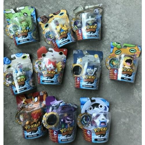 Bandai Monster Yo-kai Watch Action Figure Jibanyan Whisper Model Yo-kai Watch Coin Blind Box Toy Gift