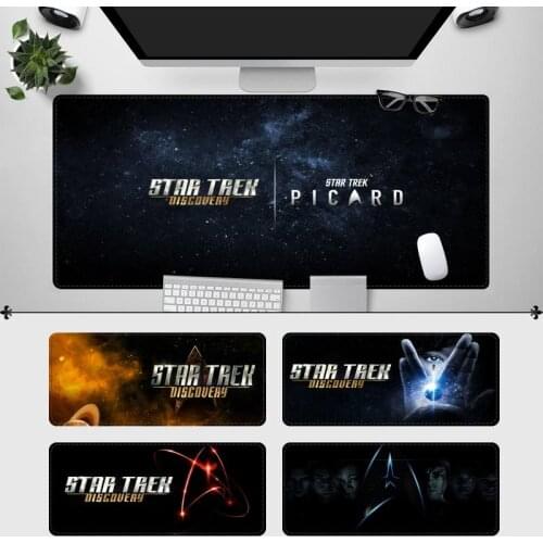 Factory Direct Star Trek logo Gaming Mouse Pad Laptop Computer Mause Pad Desk Mat For Big Gaming Mouse Mat For Overwatch/CS GO