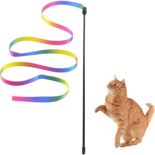 Cat Teaser Toys Chaser Interactive Catcher Wand for Pet Kitten Training