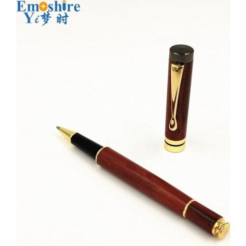 Creative Retro Wooden Signature Pen Gel Pen Wholesale School Office Writing Supplies Ballpoint Pens P544