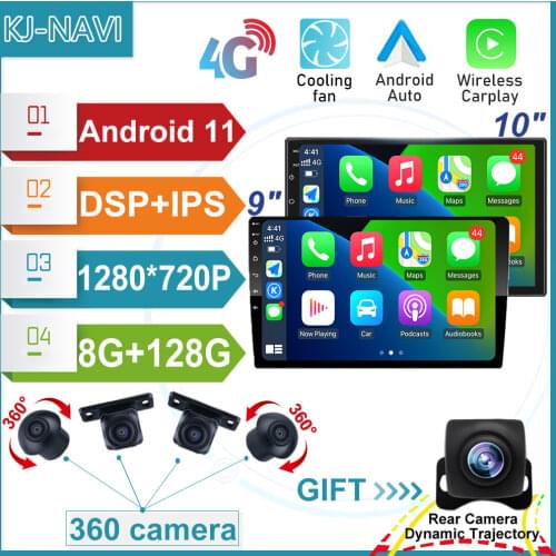 Car Multimedia Video Ai Android Box Wireless Carplay for BMW Benz Porsche Audi Peugeot SKODA VW Navigation Radio Player