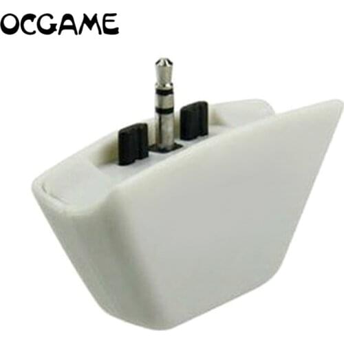 OCGAME 2pcs/lot White Headphone Earphone MIC Converter Adapter for XBox 360 XBOX360 Earphone Adapter Game Accessories