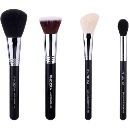 PHOERA Makeup Brushes 12pcs Beauty Makeup Tools Set Foundation Powder Eye Face Concealer Highlighter Brush Women Cosmetics Tool