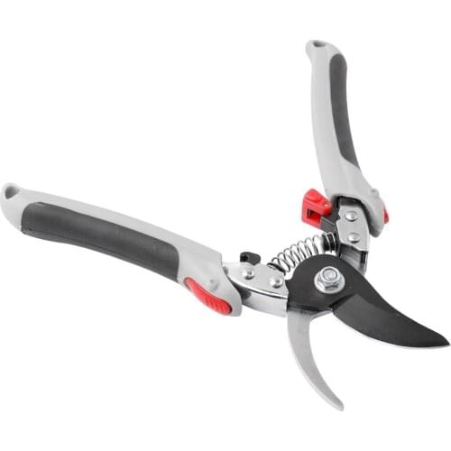 2-in-1 Handle Garden Pruning Shear Tools Carbon Steel Bonsai Pruners Tree Flower Fruit Branch Pruning Scissors Easy Pruners