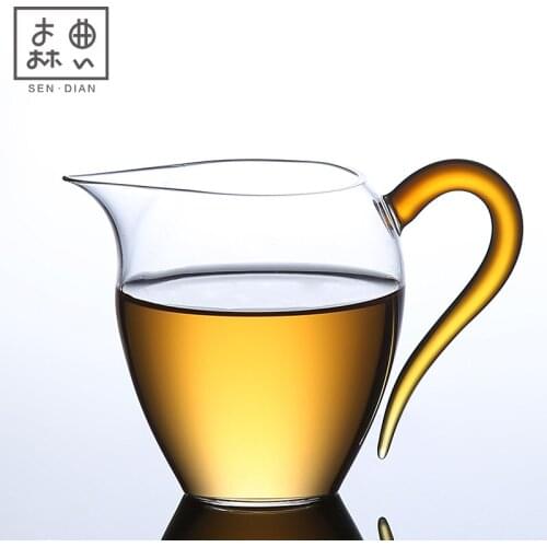 Sen Canon fair Japanese glass cup upset points kung fu tea tea is tea sea parts heat and a cup of tea