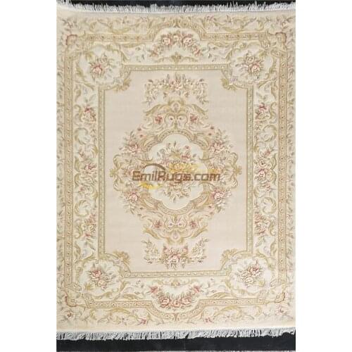 Chinese aubusson carpetswool carpets for living room rugs for sale french machine made Plush savonery Made To Order flower rug