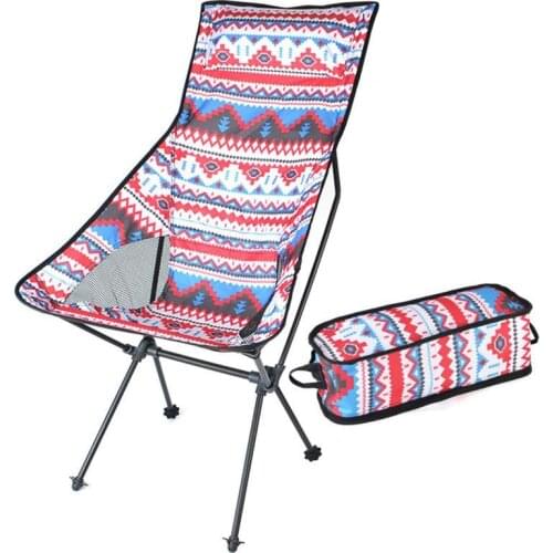 Folding Portable Fishing Chair Ultralight High Back Outdoor Camping Chair for Outdoor Fishing Hiking Beach Dropshipping