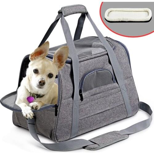 Dog Carrier Bag Pet Backpack Messenger Bag Outdoor Travel Protable Dog handbag Breathable Pet Carrier Bags For Small Dogs Cats