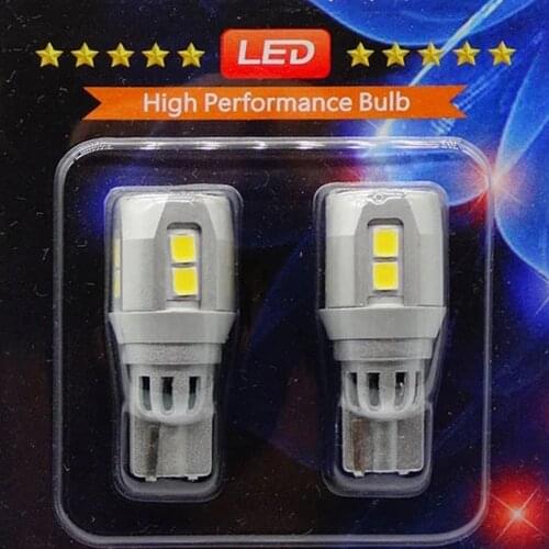 High Performance 1:1 Design W16W 921 912 T15 LED Backup Reverse Light Bulbs 194 168 2825 W5W T10 Brgiht White LED Bulbs