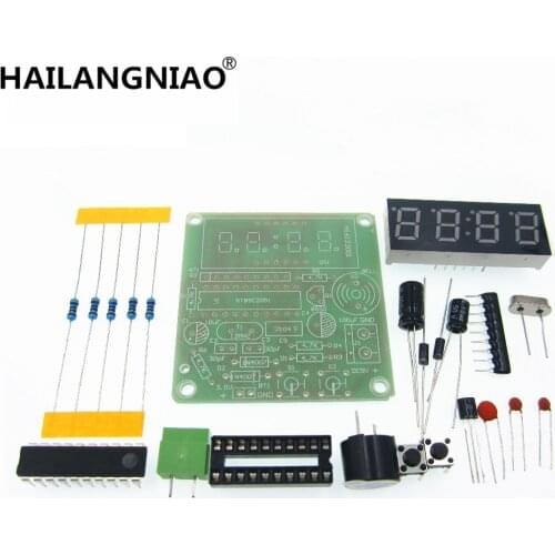 High Quality C51 4 Bits Electronic Clock Electronic Production Suite DIY Kits new