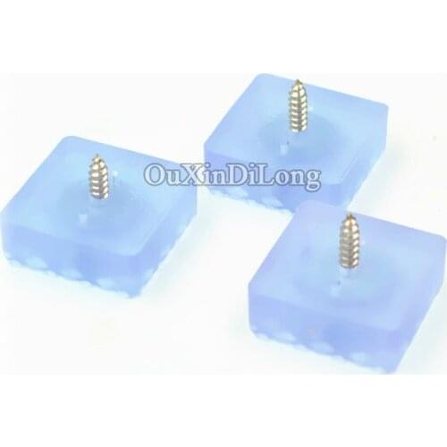 High Quality 100PCS/lot Silicone Soft Chair Table Feet Pads Glide Nails Anti Slip Non-noise Pad Furniture Feet Bottom Protector