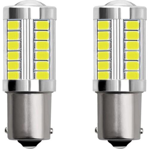 1PC 1156 White Yellow Red LED Car Tail Bulb Brake Lights Reverse Lamp Daytime Running Signal Light