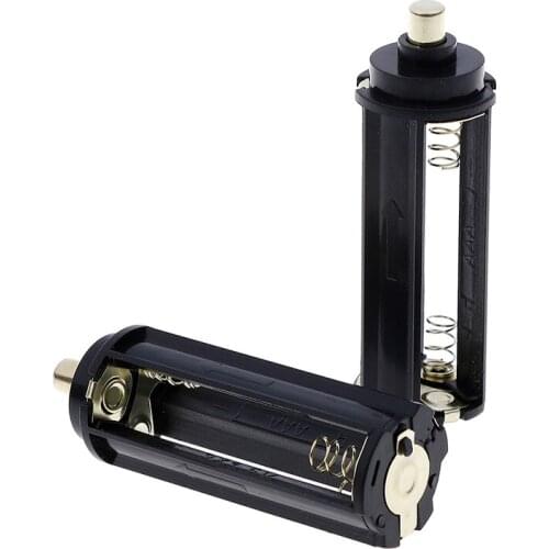 2pcs/lot Plastical Battery Holder Box Case 3 AAA To 18650 Battery Converter