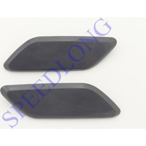 2 Pcs/Pair Front bumper headlamp headlight washer nozzle cover cap For HONDA CRV 2012-2014