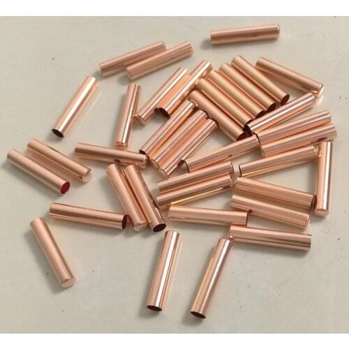 30 pieces, 6mm*30mm One End Closed NTC temperature sensor probe protection shell PT100 DS18B20 Pure copper tube