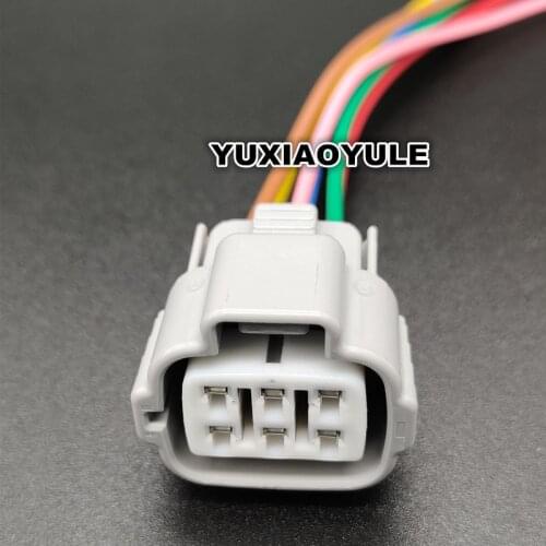 6 Pin/Way Accelerator Pedal Sensor Connector Headlight Plug Wire Harness Cable Pigtail For Toyota 90980-11663 90980-11194