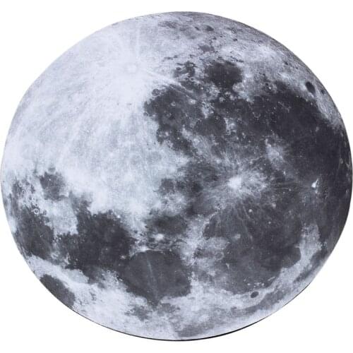 8 inch 20cm Grey Moon Light Mouse Pad Mat For Computer Laptop Desktop Accessories (grey)