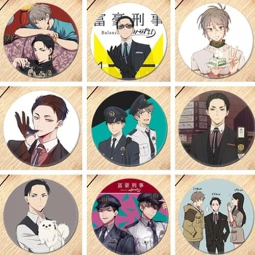 Anime Balance: UNLIMITED Kato Kanbe Daisuke Brooch Pin Badge Accessories For Clothes Backpack Decoration Childrens gift