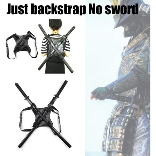Movie Anime Cosplay Weapon Props Specialized Sword Shoulder Straps Deadpool Ninja Cosplay Accessories Sword Backstrap Adjustable