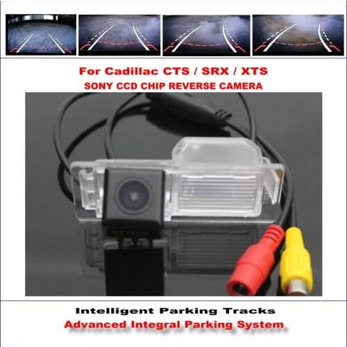Car Rear Camera For Cadillac CTS/SRX/XTS 2011-2014 Intelligent Parking Tracks Reverse Dynamic Guidance Tragectory CAM