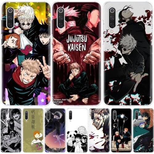 Jujutsu Kaisen Anime Phone Case for Xiaomi Redmi Note 9S 8T 9 8 7 10 7A 8A 9A S2 MI 9 8 CC9 Lite F1 Pro Fashion Cover Capa Gift