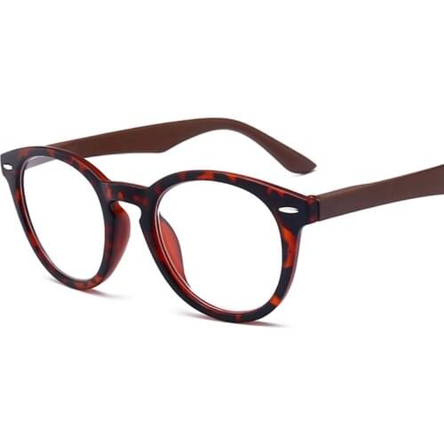 Kinlion Classic Round Prescription Glasses Men Women Hyperopia Reading Glasses Frame Parents Vintage Eyewear Presbyopic Glasses