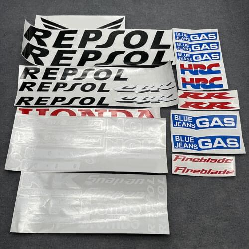 Free Tank Pad Motorcycle Fairing Kit Stickers Decals For Honda CBR250R CBR600RR CBR1000RR CBR RACING Decorative Decal Sticker