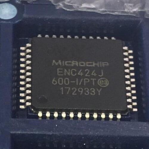 NEW ENC424J600-I/PT ENC424J600-I ENC424J600 ENC424J 600-I/PT QFP-44 10PCS~50PCS/LOT
