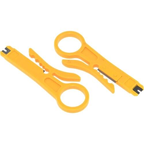 Mini Portable Wire Stripper Knife Crimper Pliers Crimping Tool Cable Stripping Wire Cutter Multi Tools Cut Line Pocket Multitool