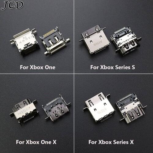 JCD For XBOX ONE Series X / Series S HDMI-compatible Port Socket Interface Connector Replacement For XBOX ONE & For XBOX ONE X