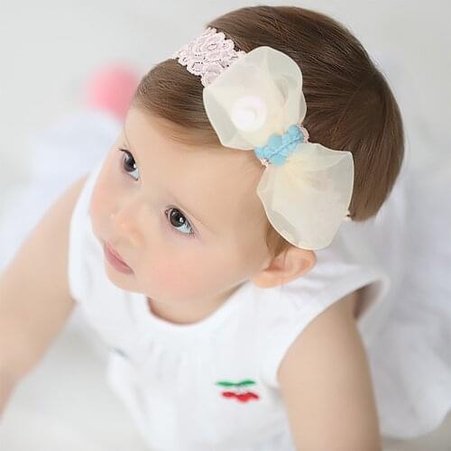 HairBands Newborn Toddler Baby Girl Elastic Headband Chiffon Flower Photography Headband Wrap Hairband Headbands Accessories